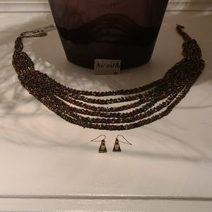 One Wink necklace & earrings set